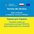 Baner o wniosku o nadanie numeru pesel dla obywatela Ukrainy