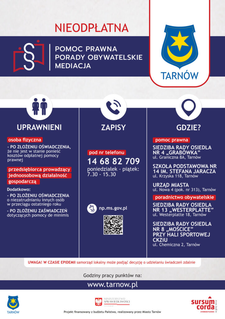 Nieodpłatna pomoc prawna