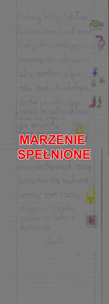 Żanetka lat 8